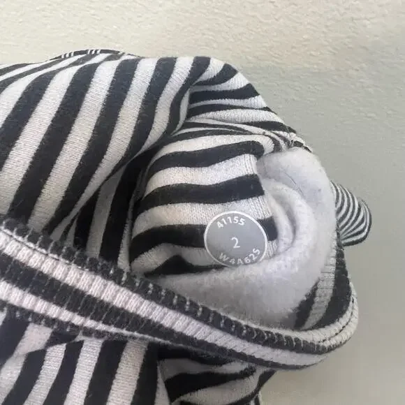 lululemon athletica Black & White Striped Scuba Hoodie - Picture 5 of 5